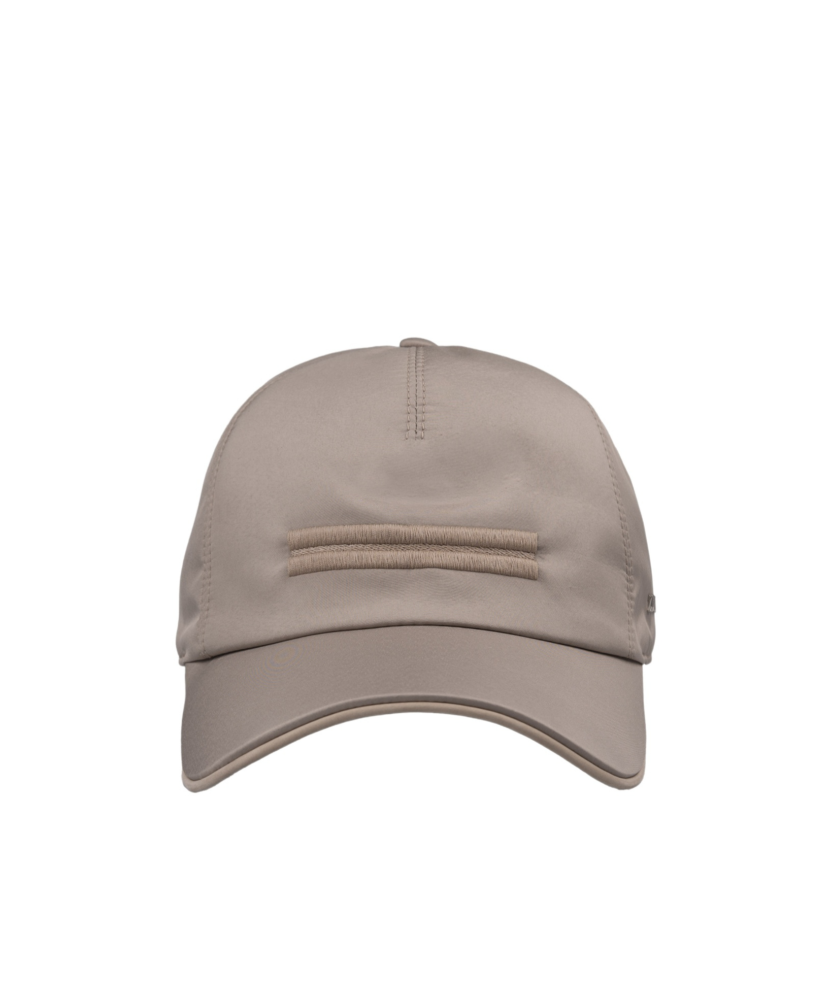 Zegna Logo Hat In Gray