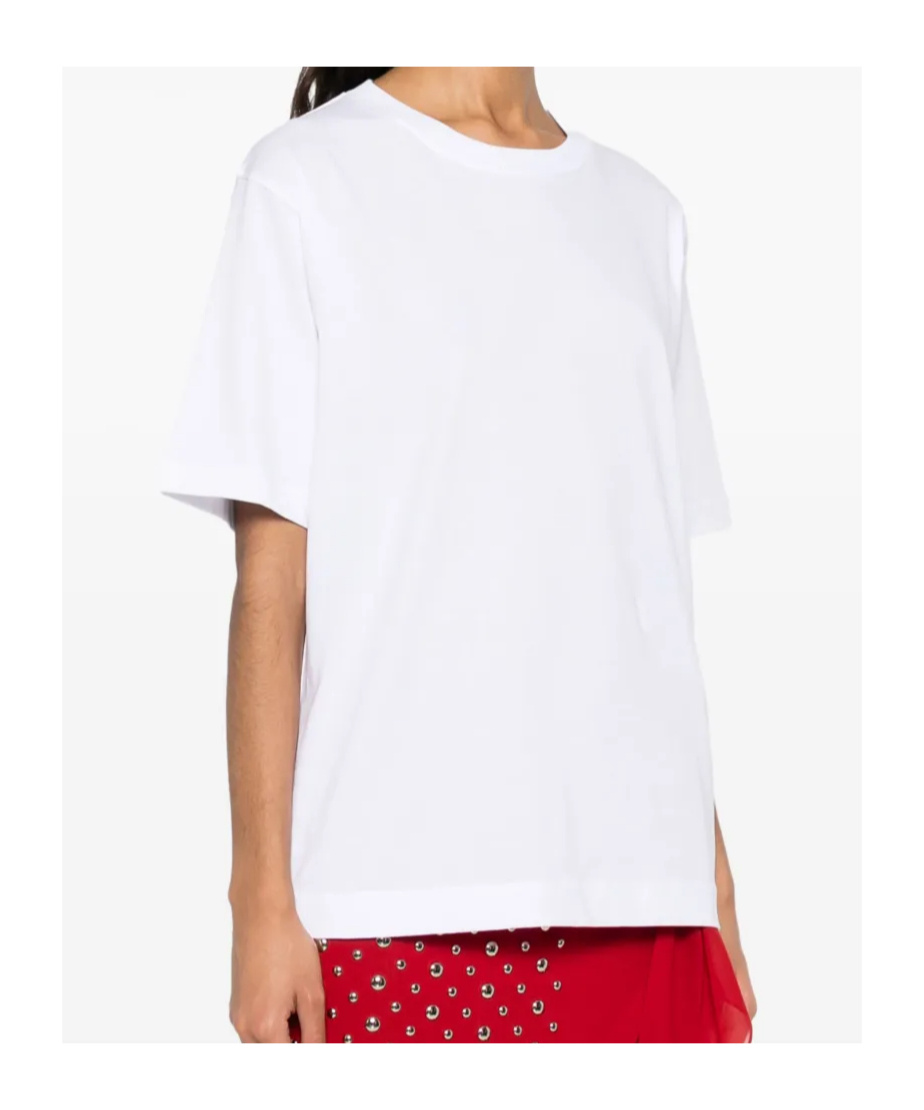Dries Van Noten Relaxed Fit Short Sleeves Top In White