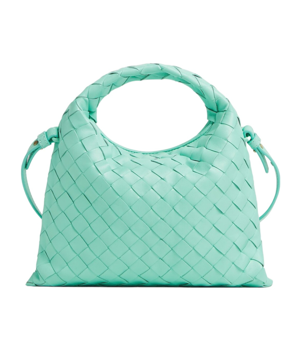 Shop Bottega Veneta Mini Hop In Green