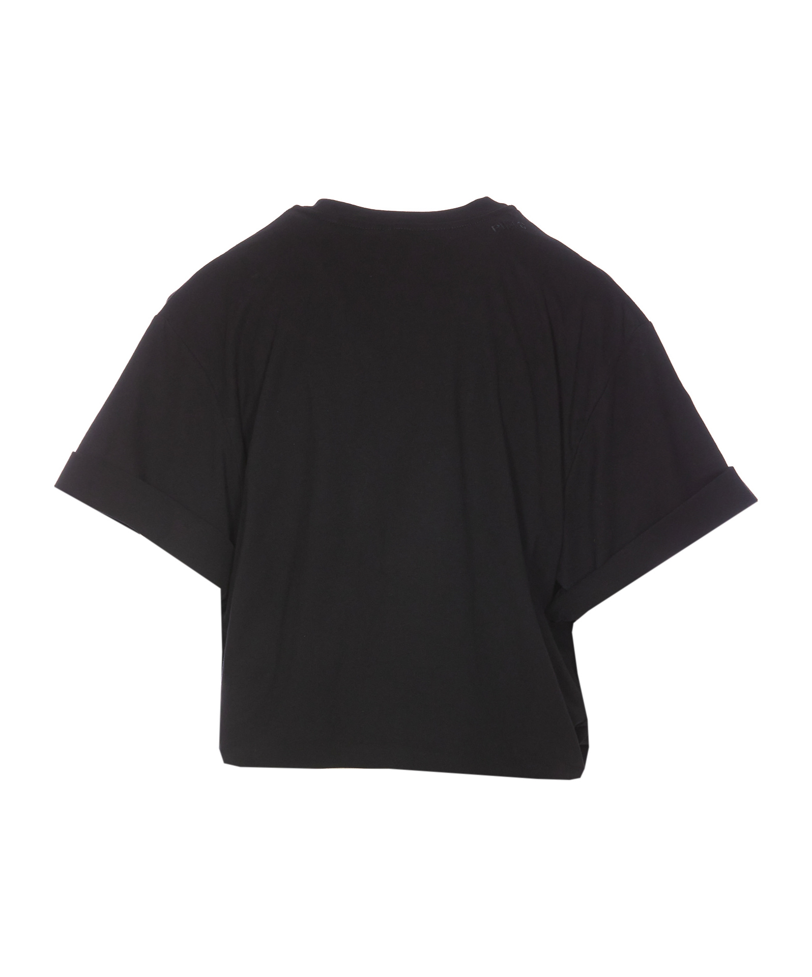 Pinko Short-sleeved Sweater In Black