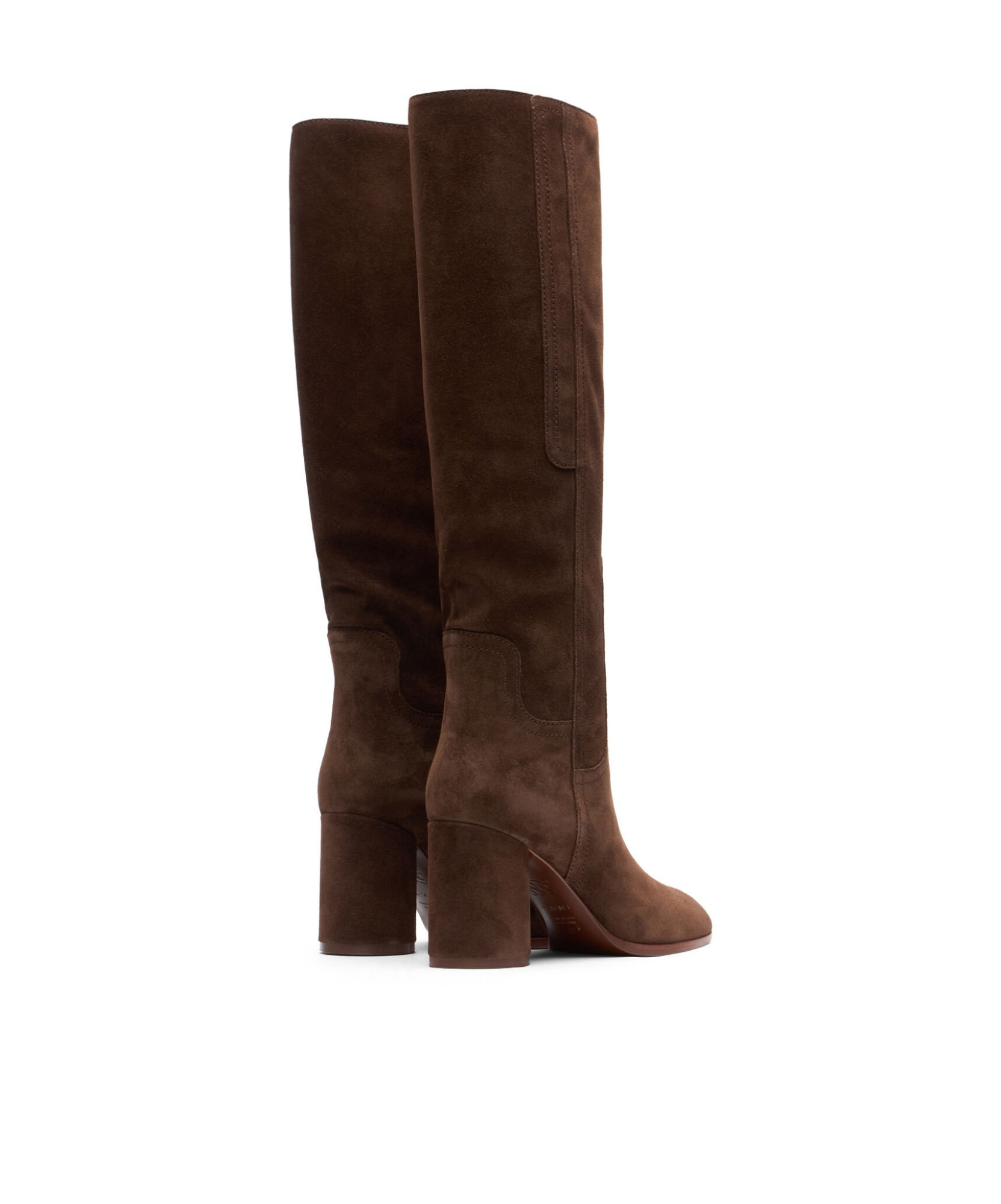 Casadei High-heeled Knee-length Boots In Red
