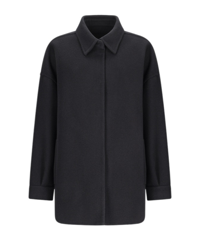 Valentino Long-sleeved Casual Jacket In Black