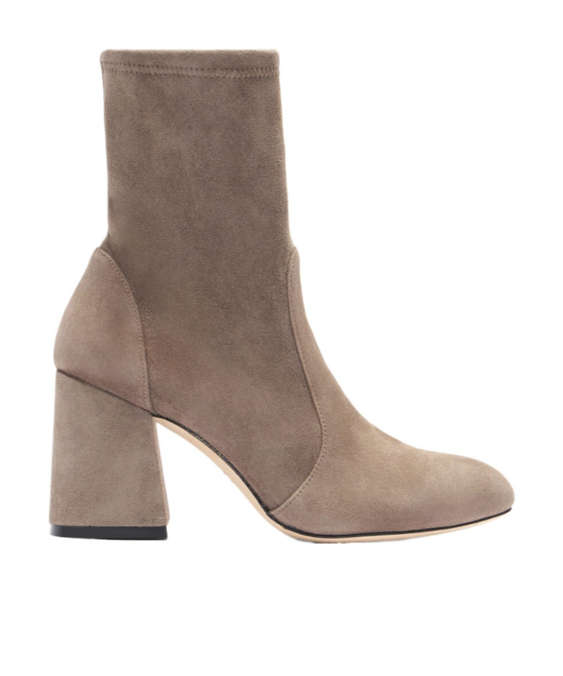 Stuart Weitzman 85mm Flareblock Boots In Brown