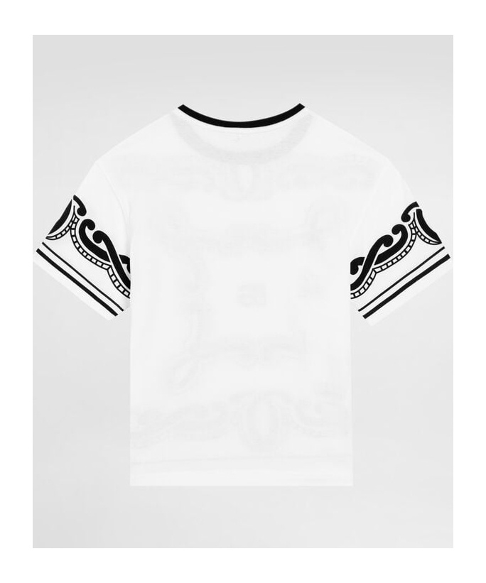 Dolce & Gabbana Bandana-print T-shirt In White