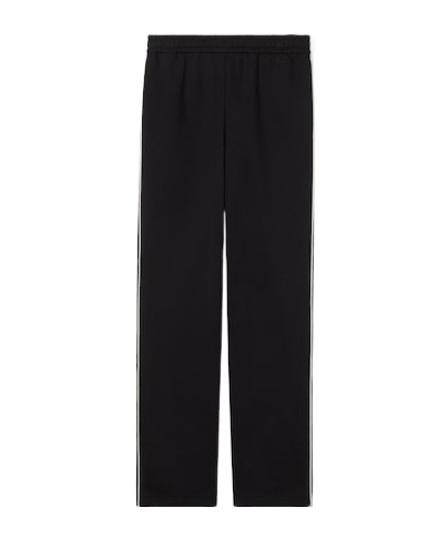 Gucci Cotton Fleece Jogging Pant In Black