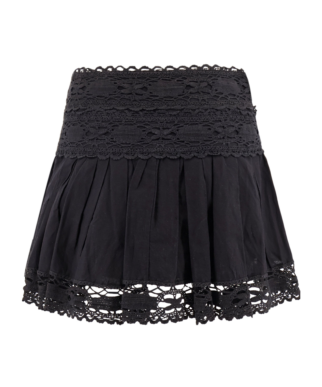 Shop Isabel Marant Étoile Violana Mini Skirt In Black