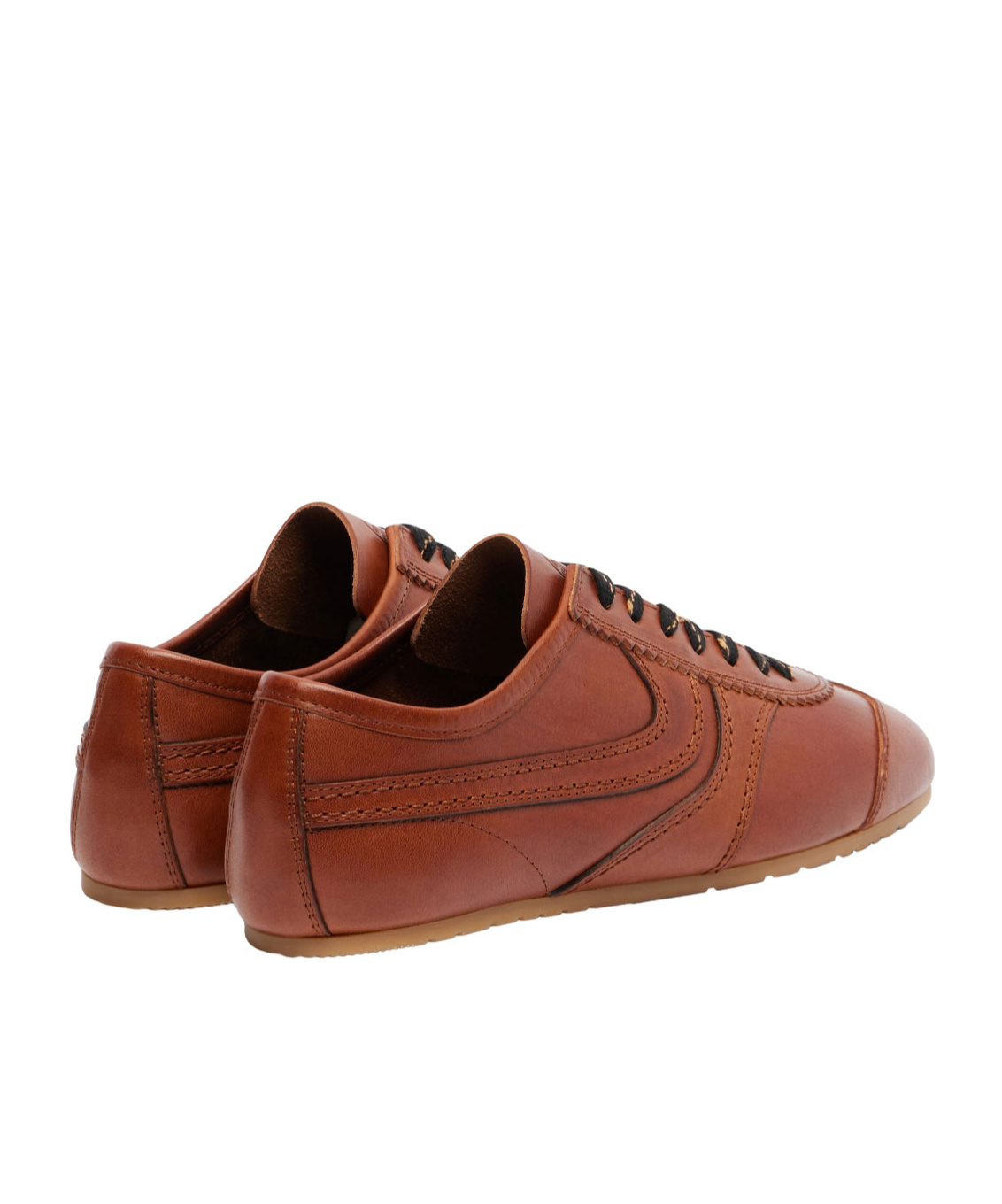 Dries Van Noten Lace-up Sneakers In Brown