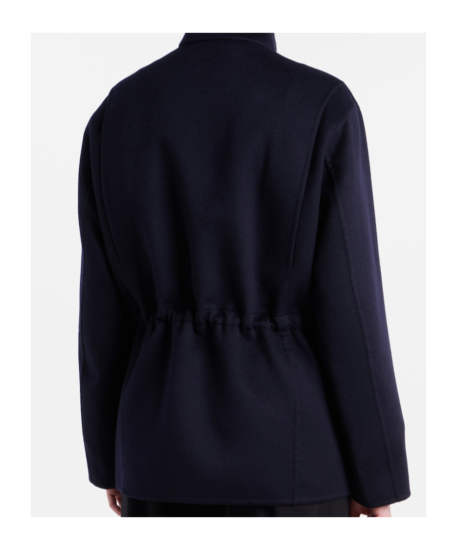 The Row Tanera Cashmere Jacket In Blue