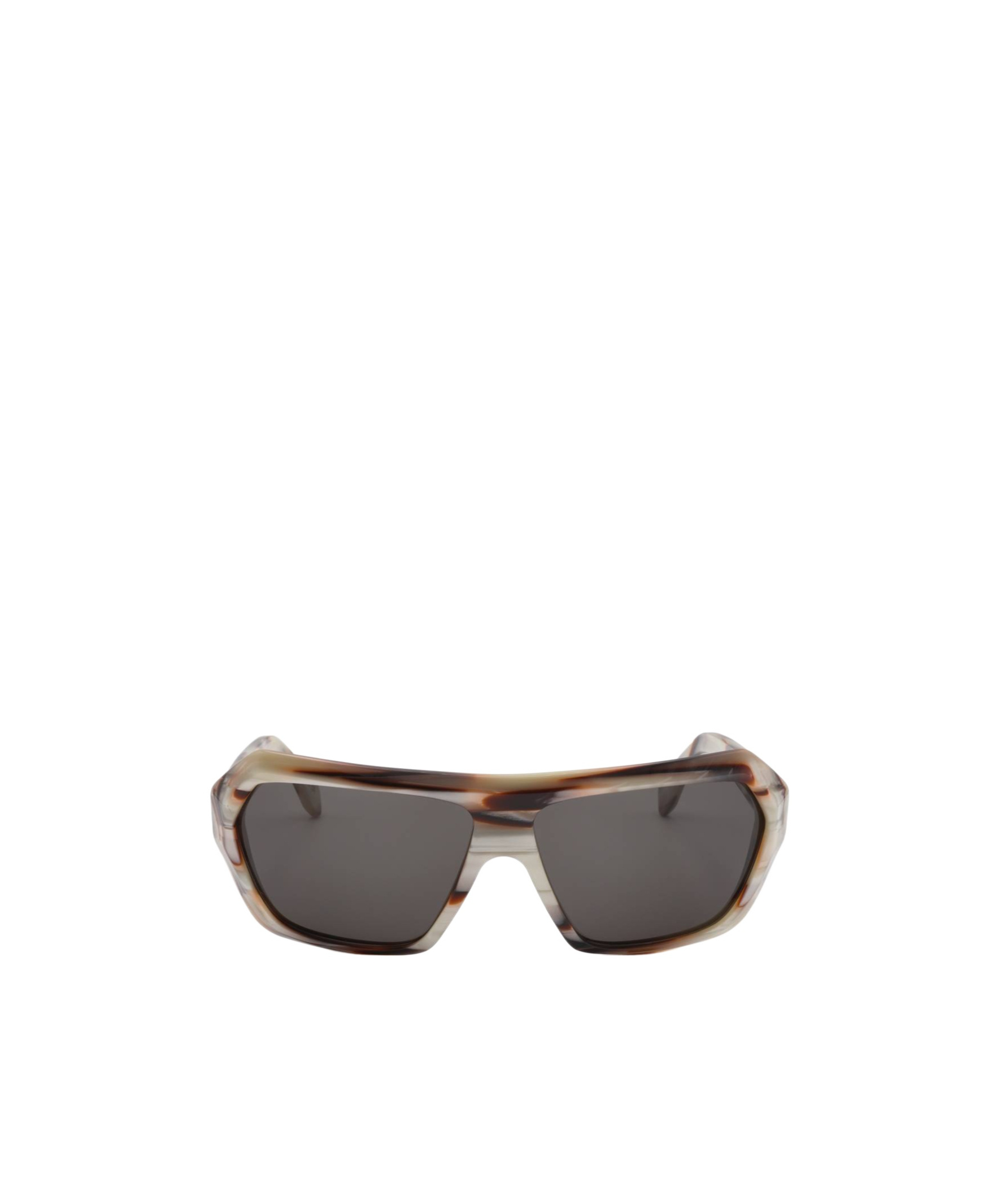 Marni Geometric Frame Sunglasses In Black