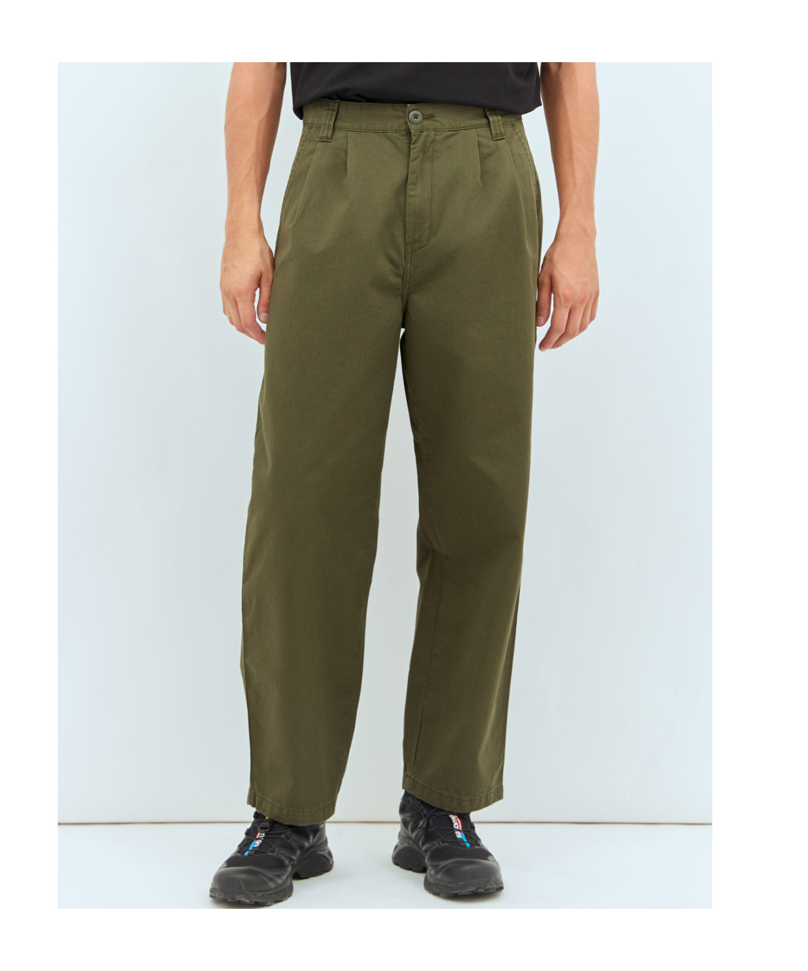 Carhartt Belt-loop Casual Pants In Green