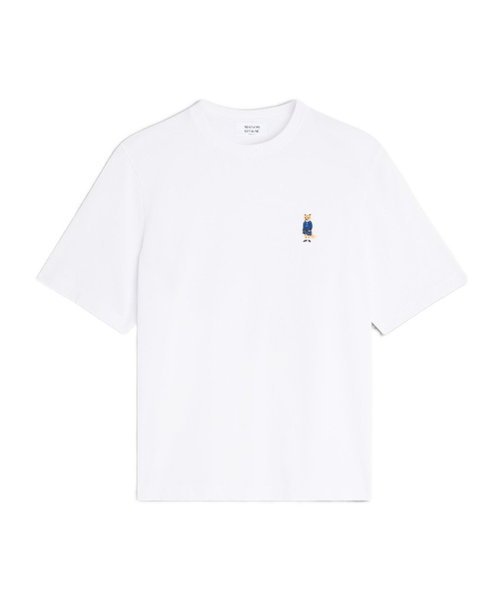Maison Kitsuné Dressed Fox Comfort Tee-shirt In White