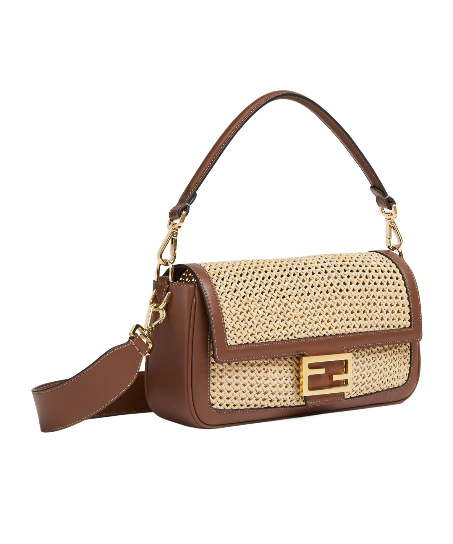 Fendi Baguette Shoulder Bag In Brown