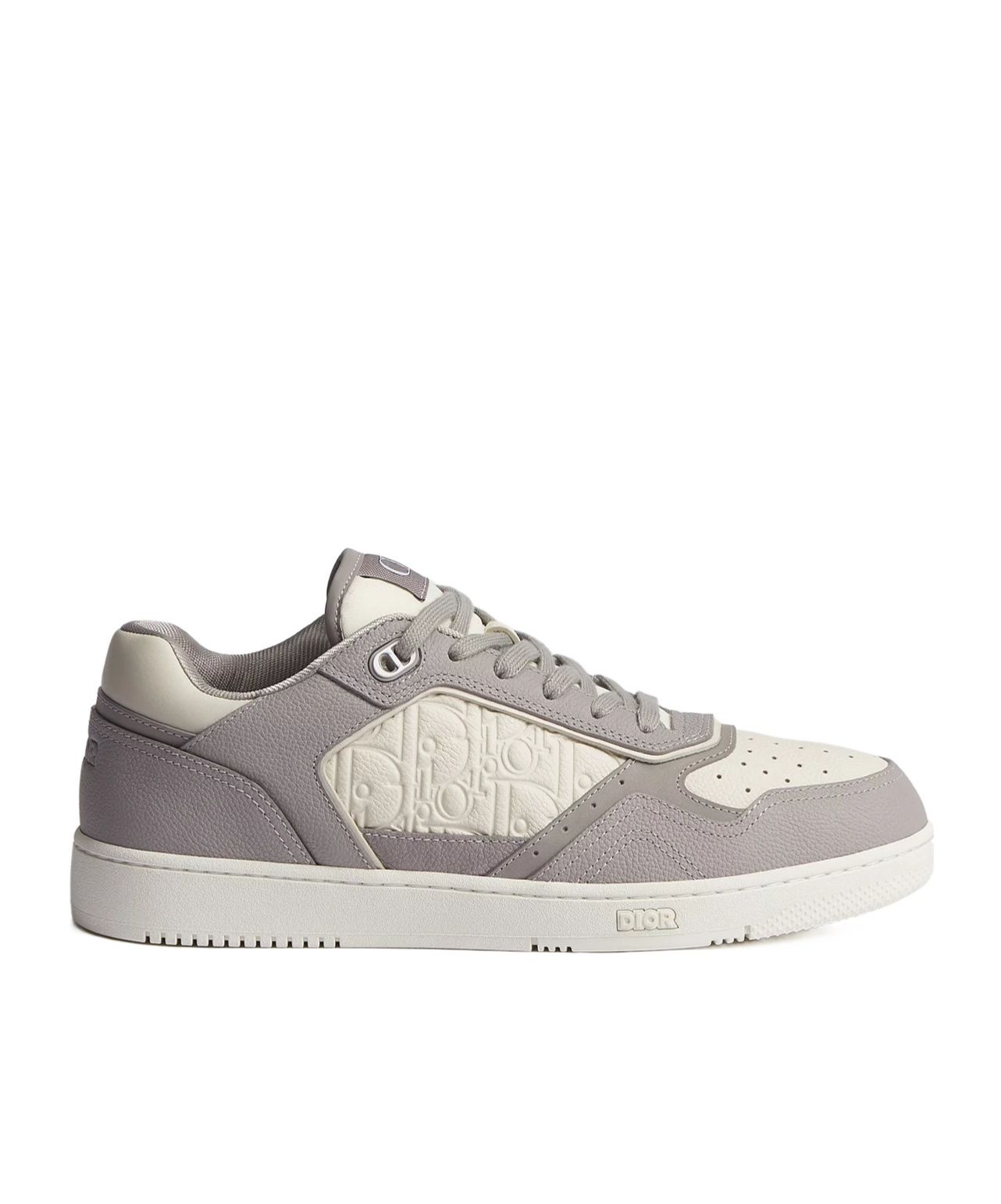 Dior Lace-up Low-top Casual Shoes In Gray