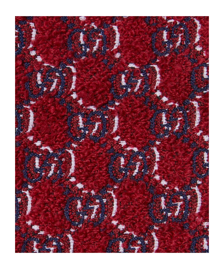 Gucci Bouclé Vest In Red