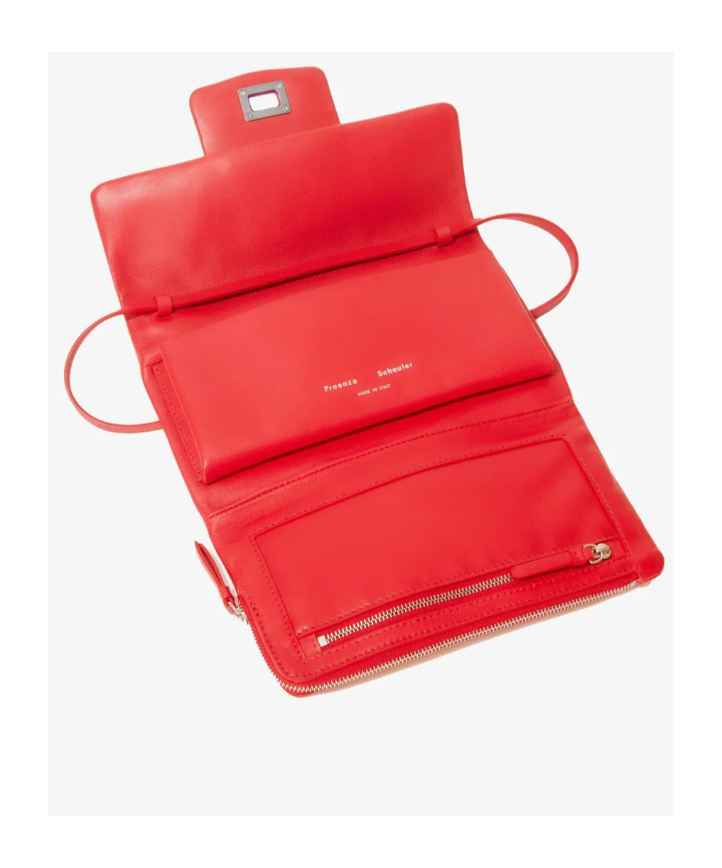 Proenza Schouler Flap Shoulder Bag In Red