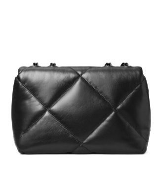 Tory Burch Kira Mini Diamond Quilted Crossbody In Black