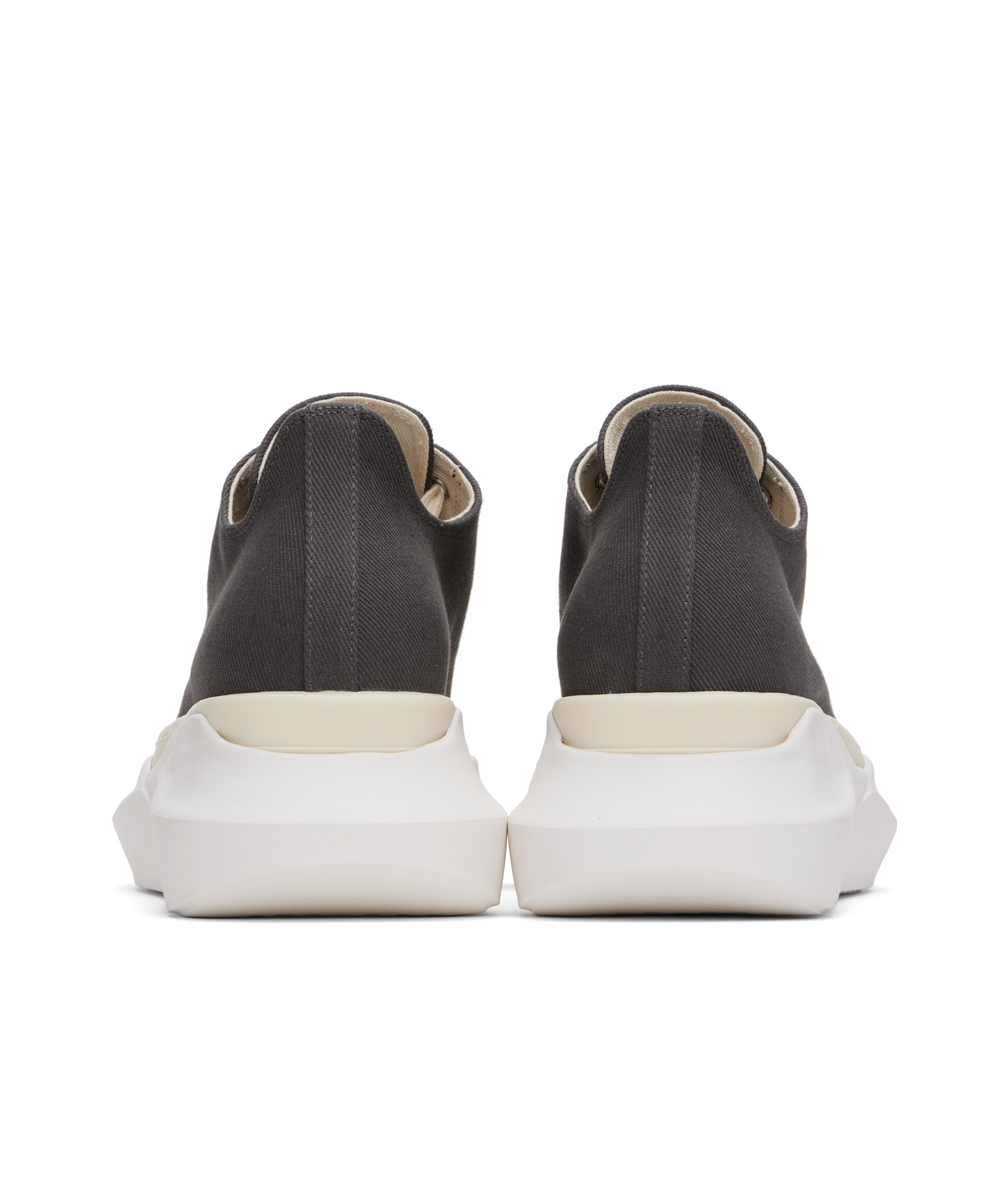Shop Rick Owens Drkshdw Abstract Low-top Sneakers In White