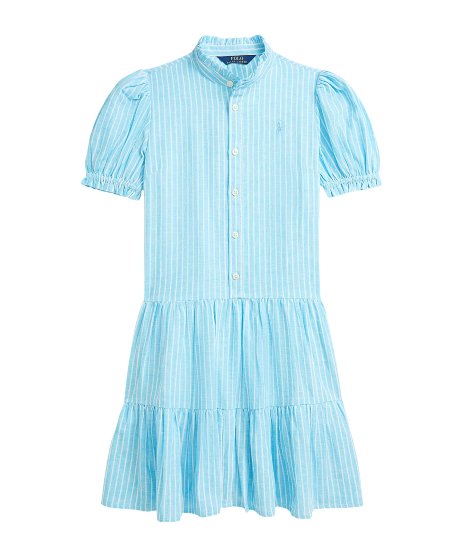 Polo Ralph Lauren Short Sleeve Dress In Blue
