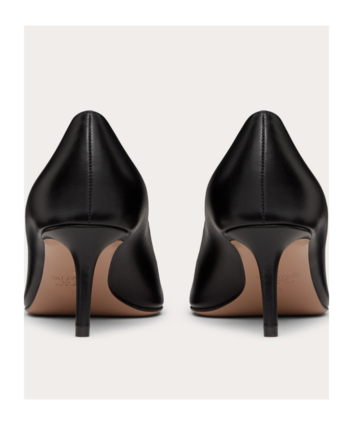 Valentino 60mm Vlogo Patent Leather Pumps In Black