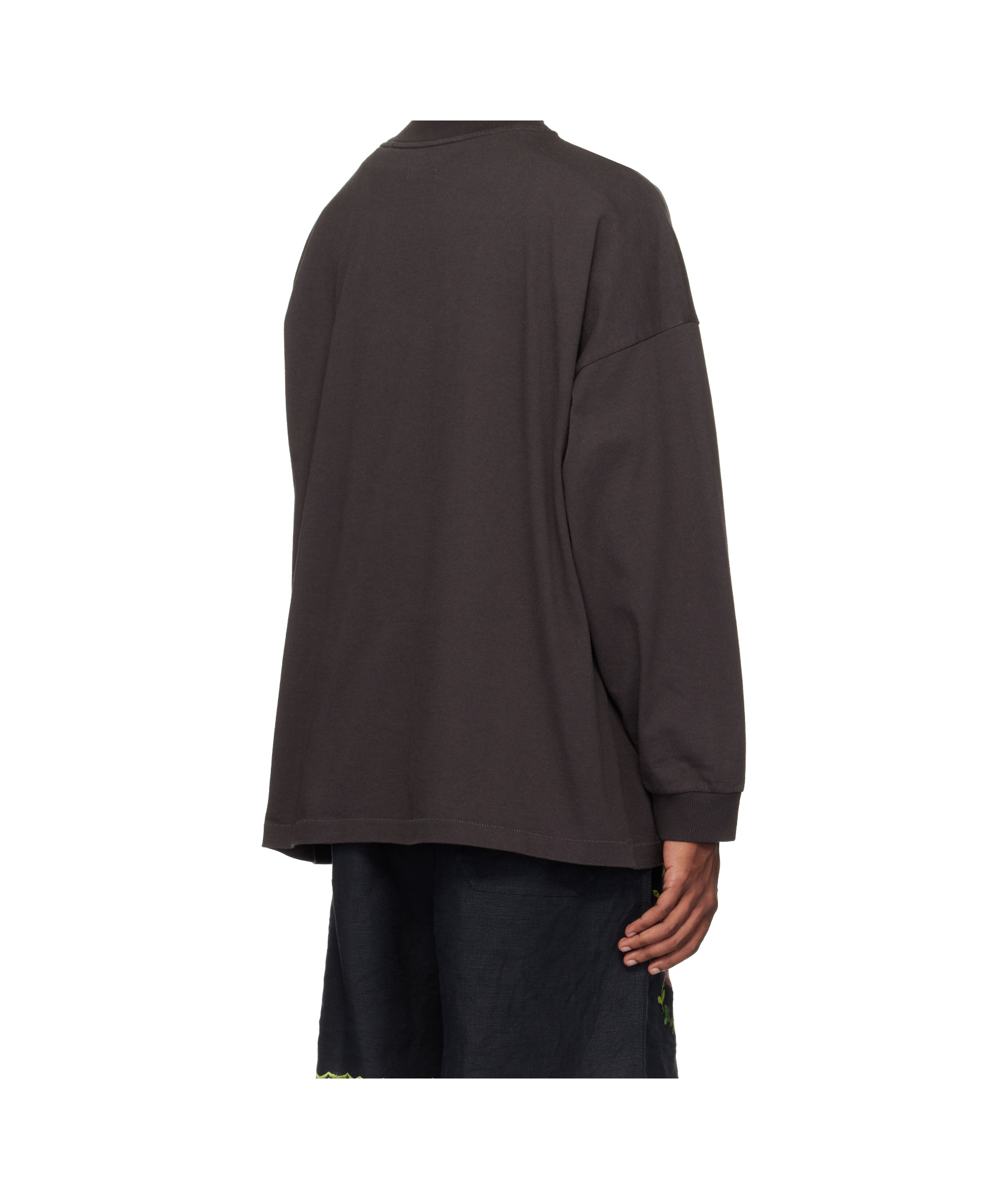 Bode Long-sleeved T-shirt In Black
