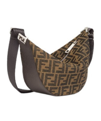 Fendi Small Melon Messenger Bag In Black