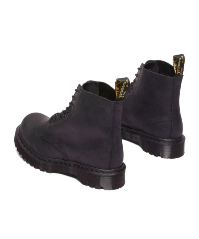 Dr. Martens' 1460 Bex Bump Toe Leather Boots In Black