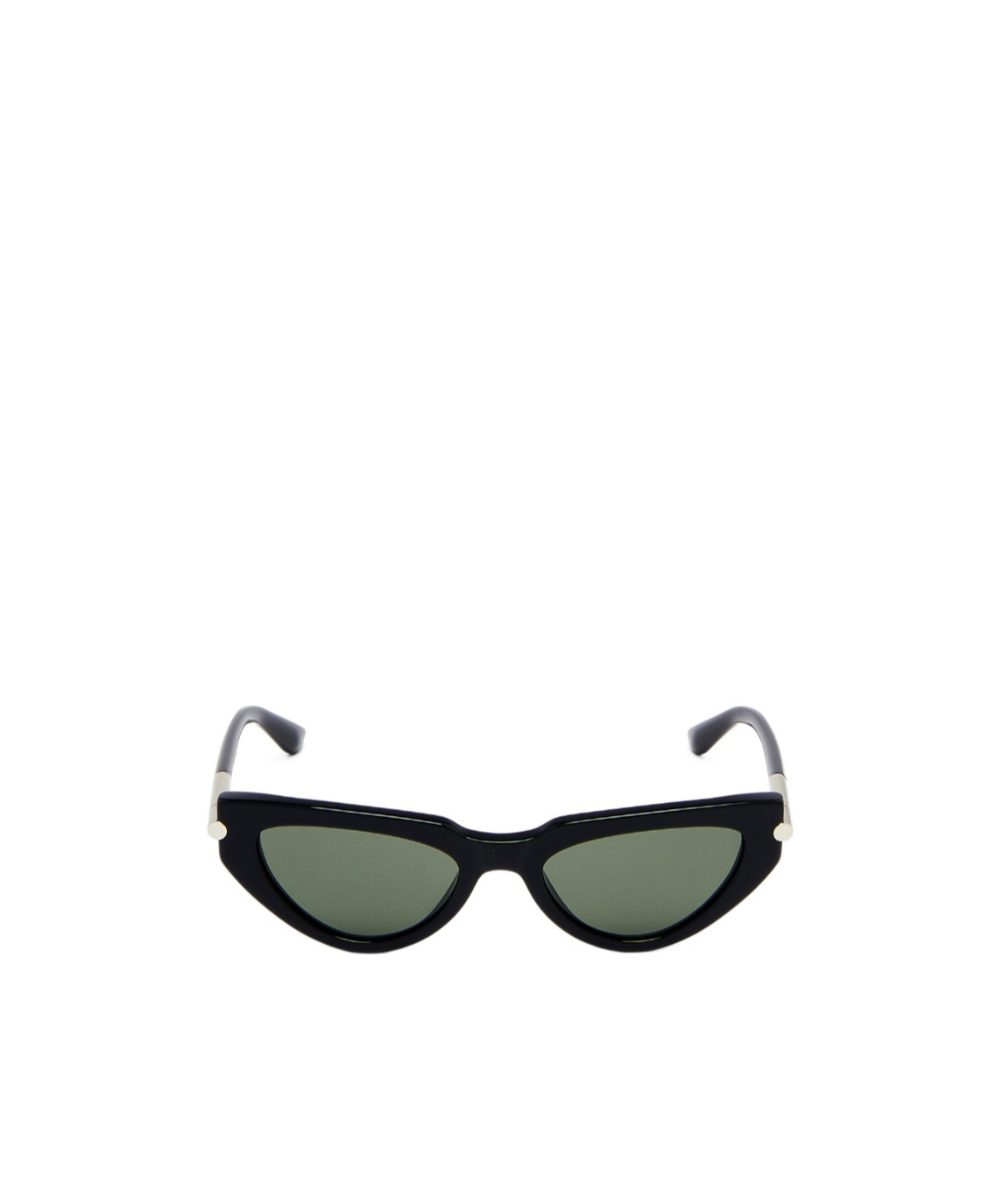 Alexander Mcqueen Women's T-bar Icon Cat-eye Sunglasses In Black/grey