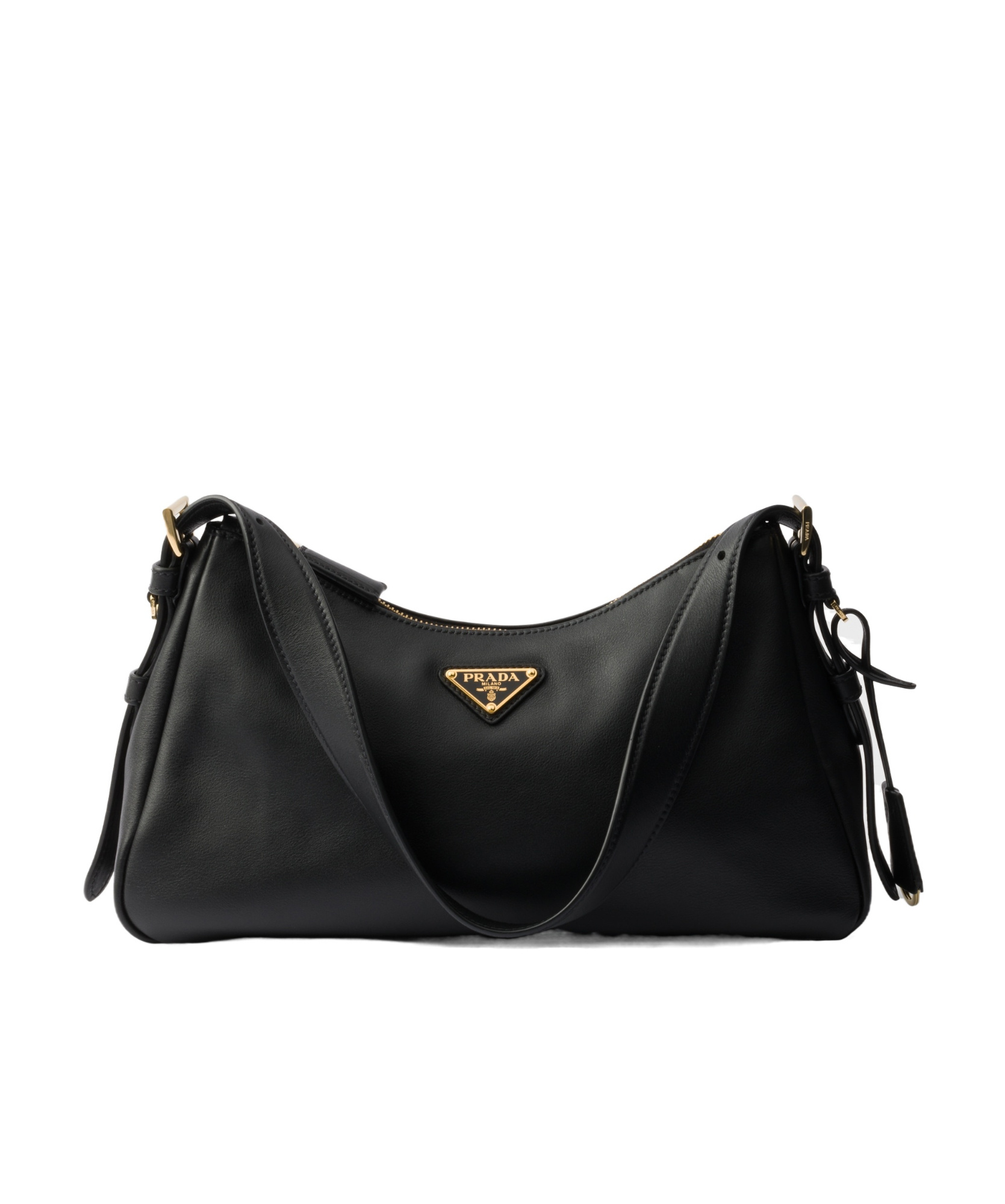 Prada Aimée Medium Shoulder Bag In Black