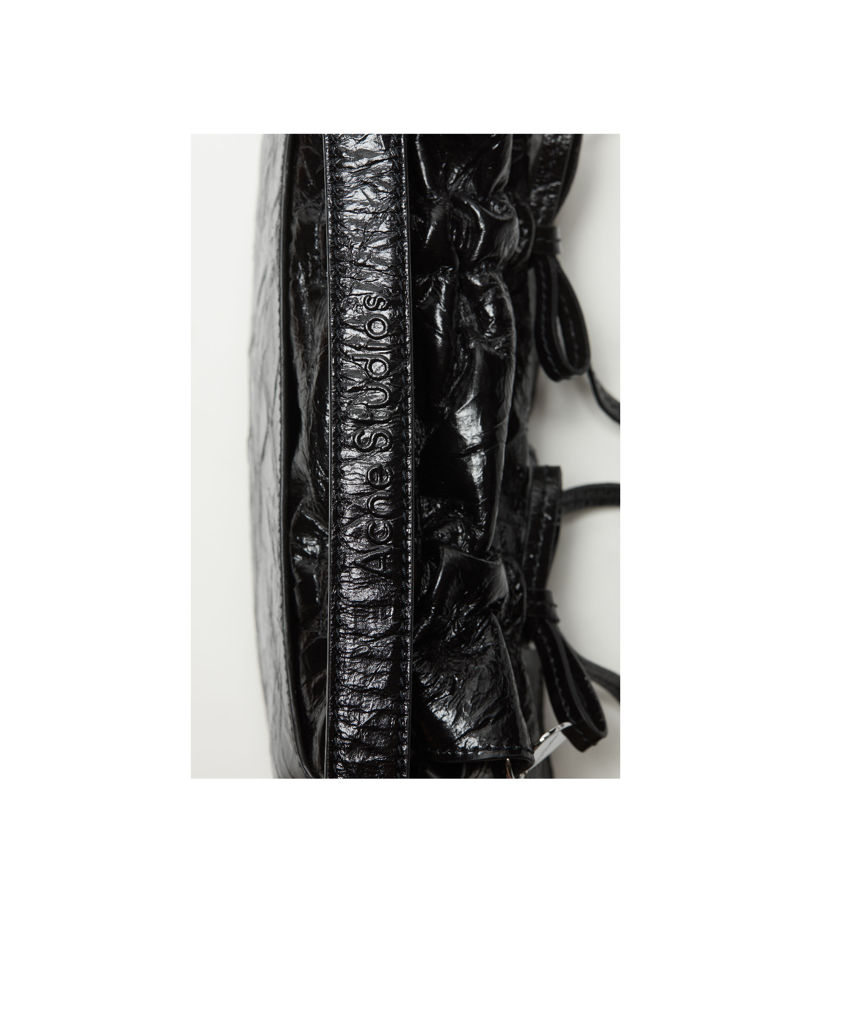 Acne Studios Micro Multipocket Mini Bag In Black