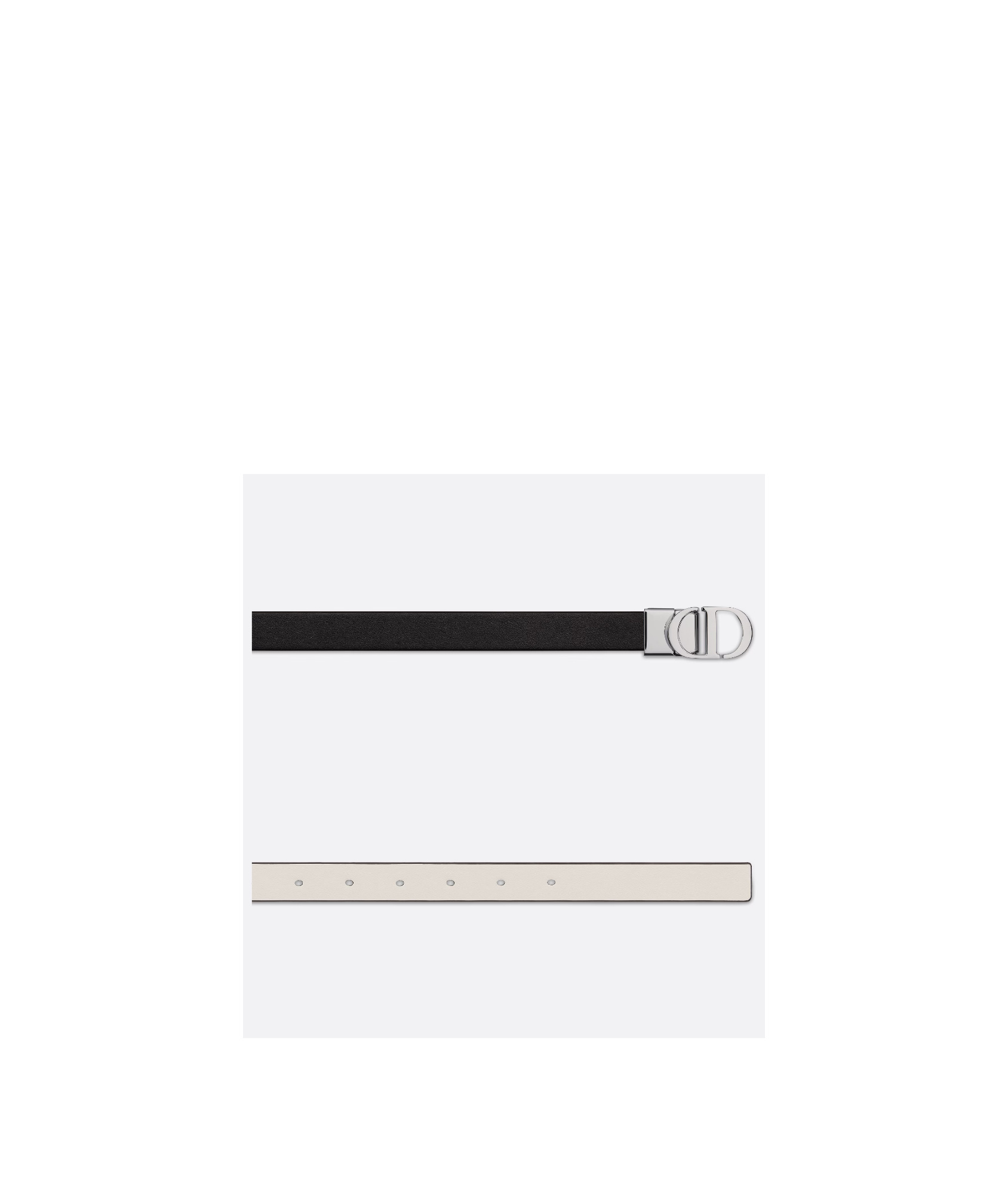 Dior 30 Montaigne Double-sided Belt In Black