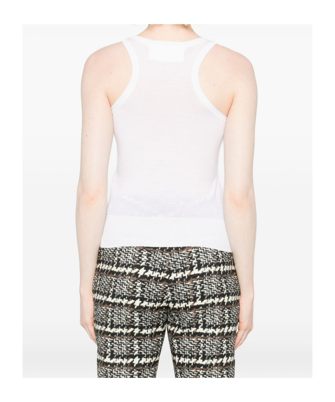 Ermanno Scervino Crew Neck Vest In White