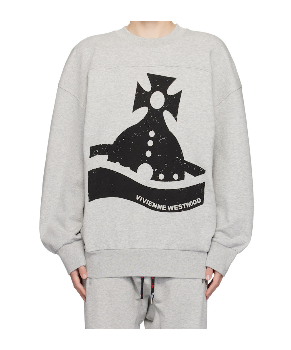 Vivienne Westwood Long-sleeved Sweater In White