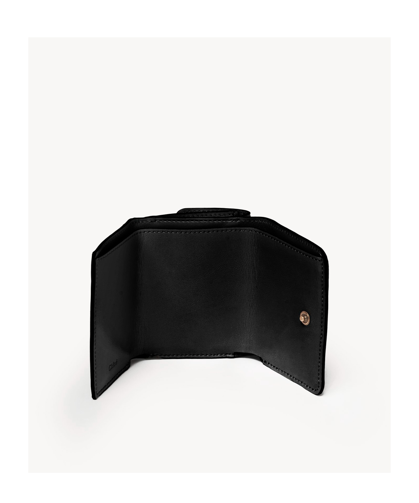 Chloé Three-fold Wallet In Black
