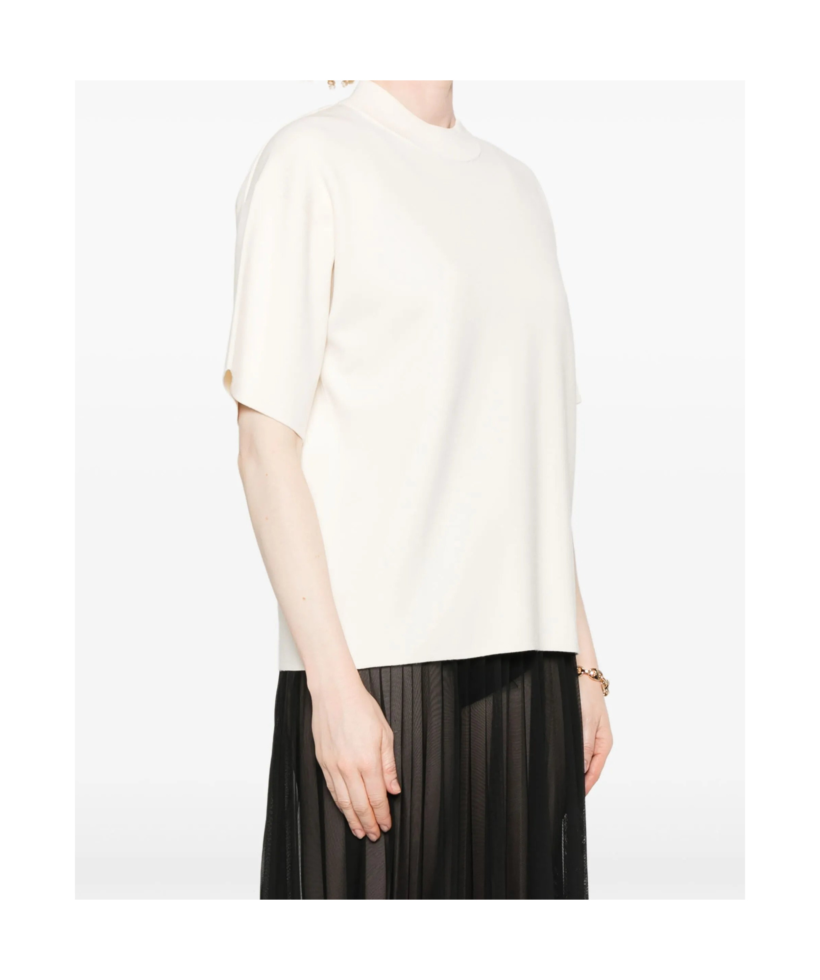 Max Mara White Clothing T-shirts And Polos In White