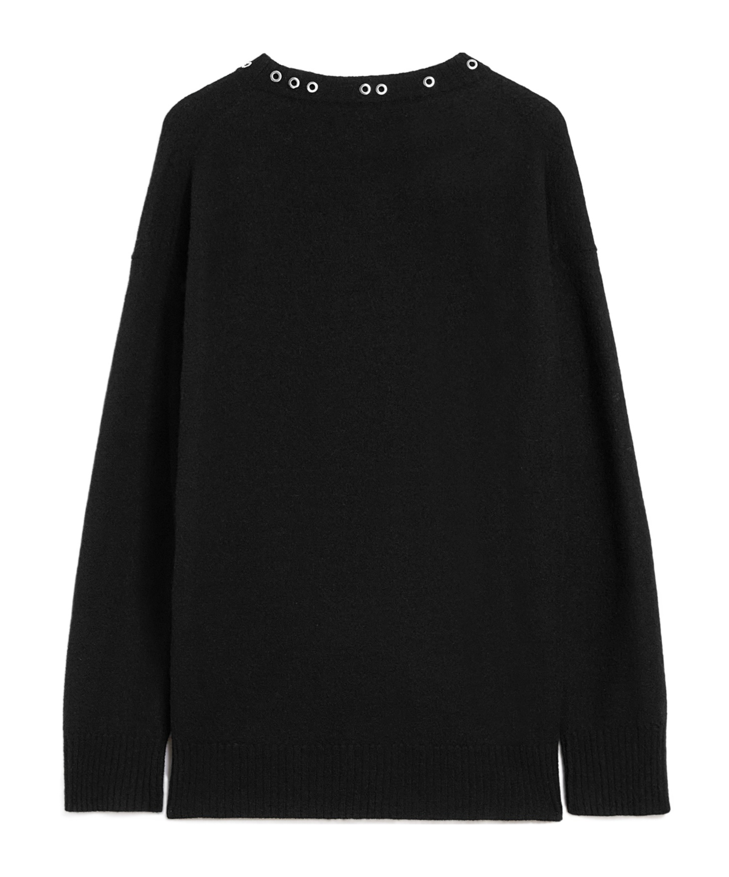 Jil Sander Crewneck Jumper With Stud Application