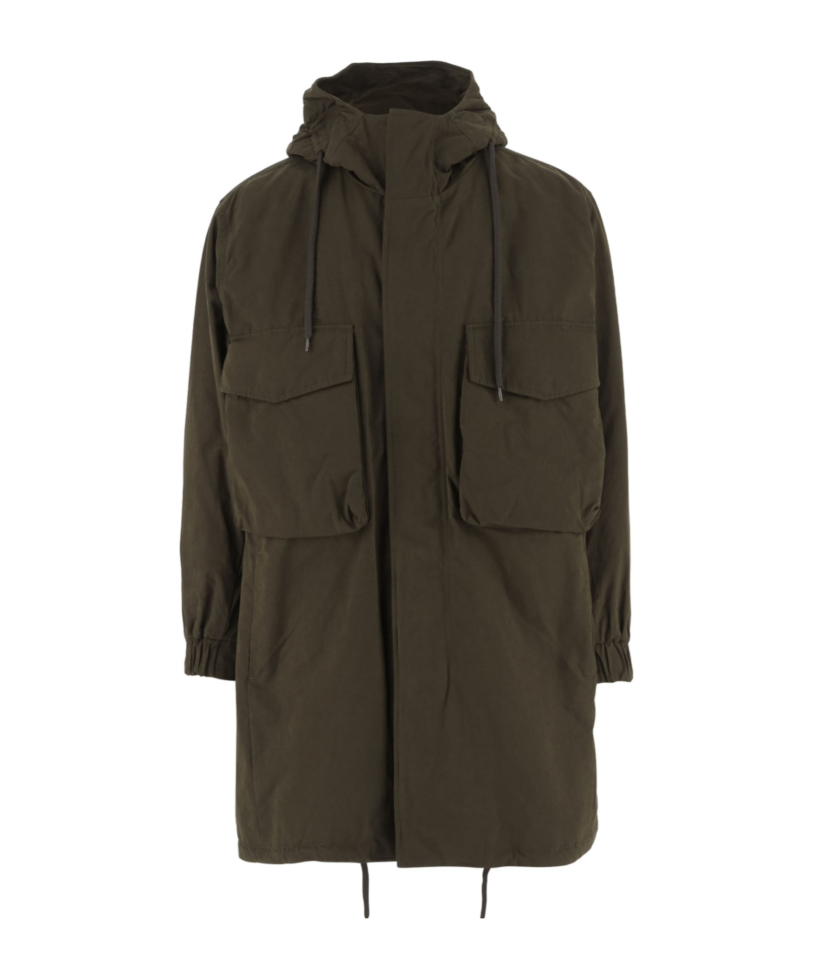 Herno Hooded Windbreaker In Black