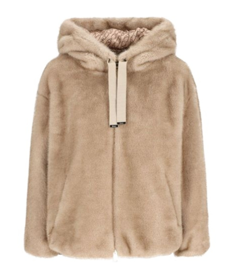 Herno Hooded Casual Jacket In Neutral