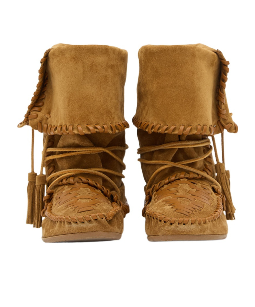 Shop Isabel Marant Winki Boots In Brown