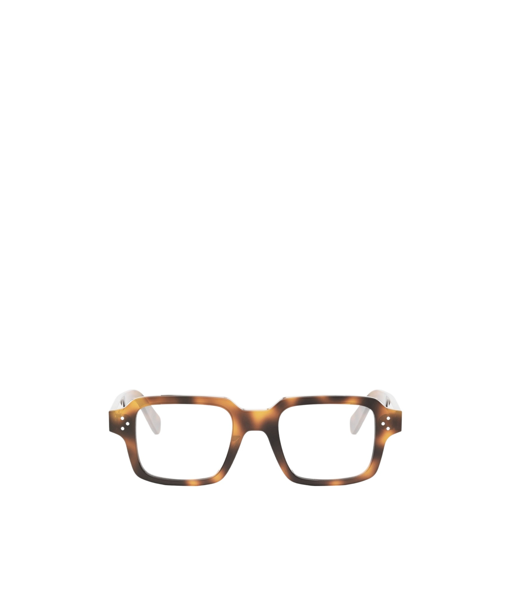 Celine Geometric Frame Flat Mirror In Brown
