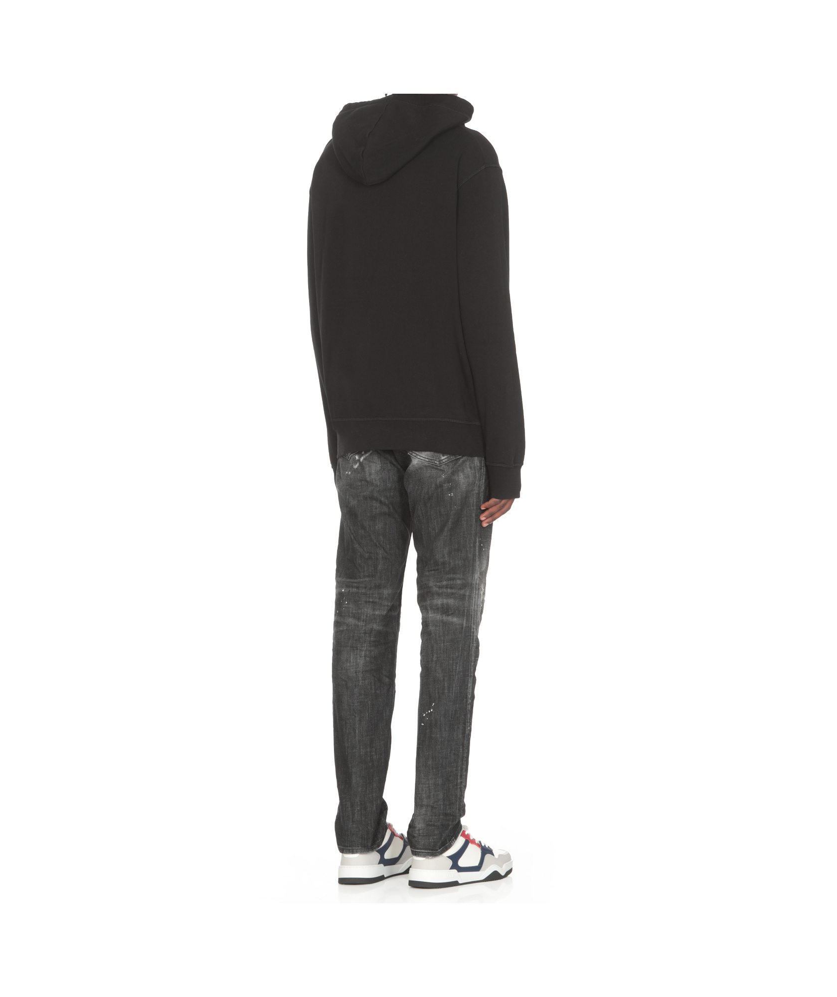 Shop Dsquared2 Icon Hoodie In Black