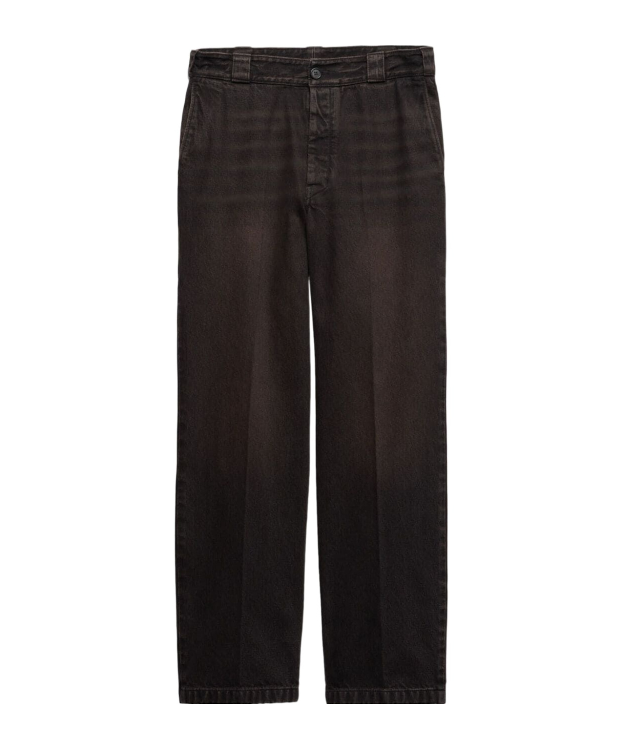 Prada Straight-leg Basic Jeans In Black