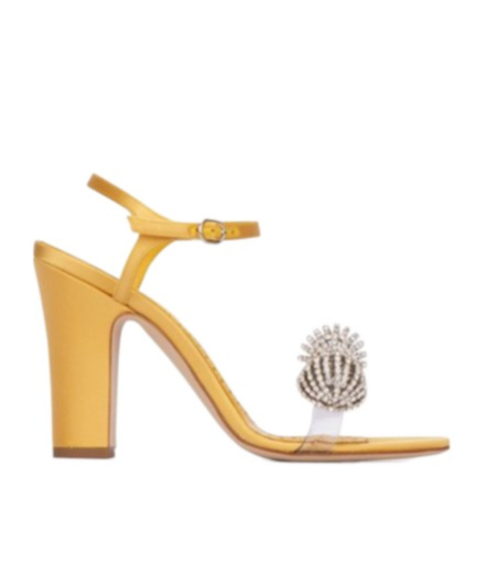 Manolo Blahnik Heel Shoes In Yellow