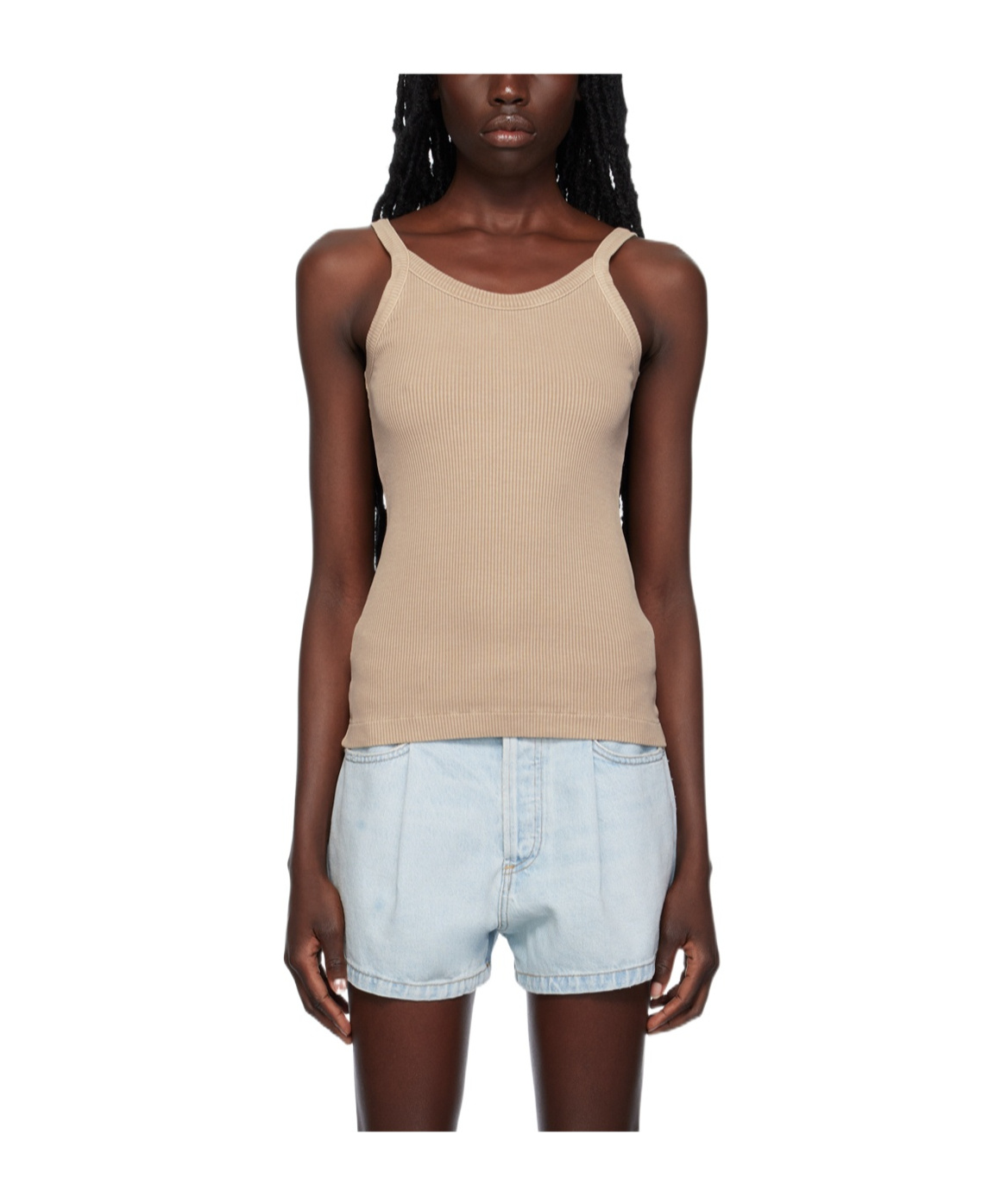 Shop Citizens Of Humanity Rib Knitted Vest In Multicolor