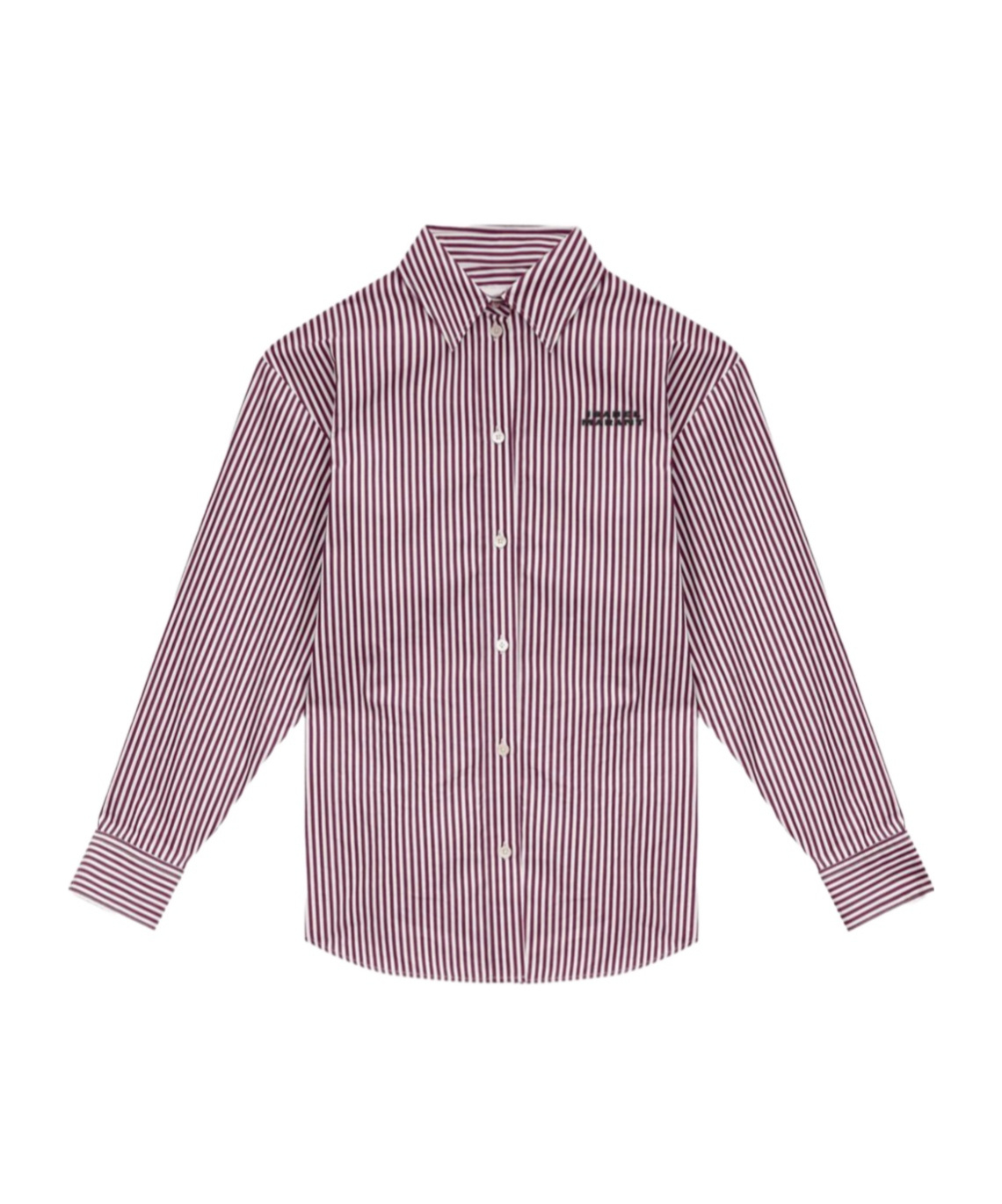 Isabel Marant Striped Fabriza Shirt In Multicolor