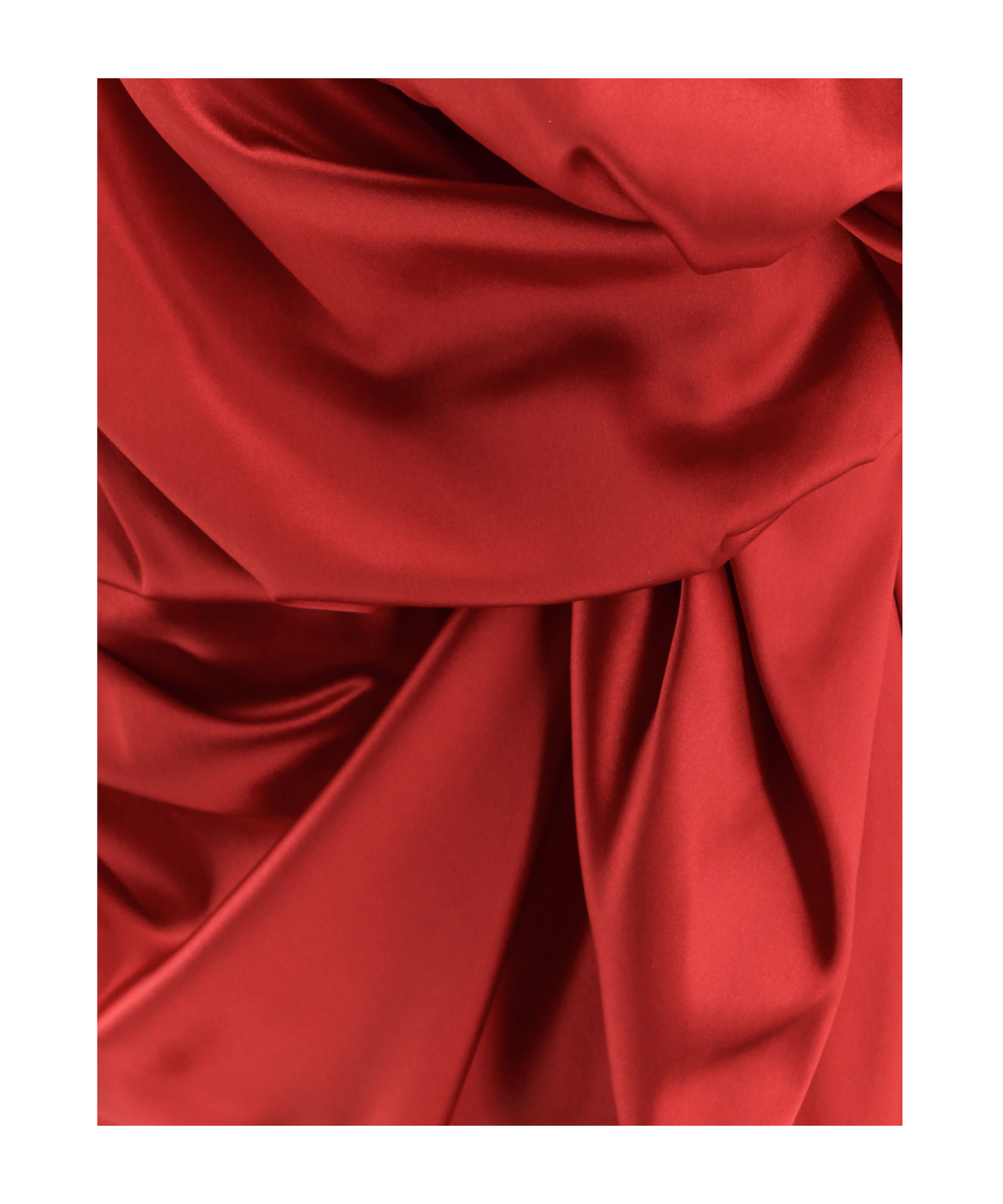 Dries Van Noten Silk Dress With Lateral Knot And Draped Detailing In Red