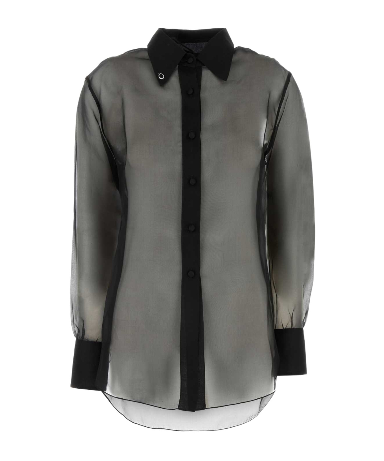 Oseree Semi-transparent Long Sleeve Shirt
