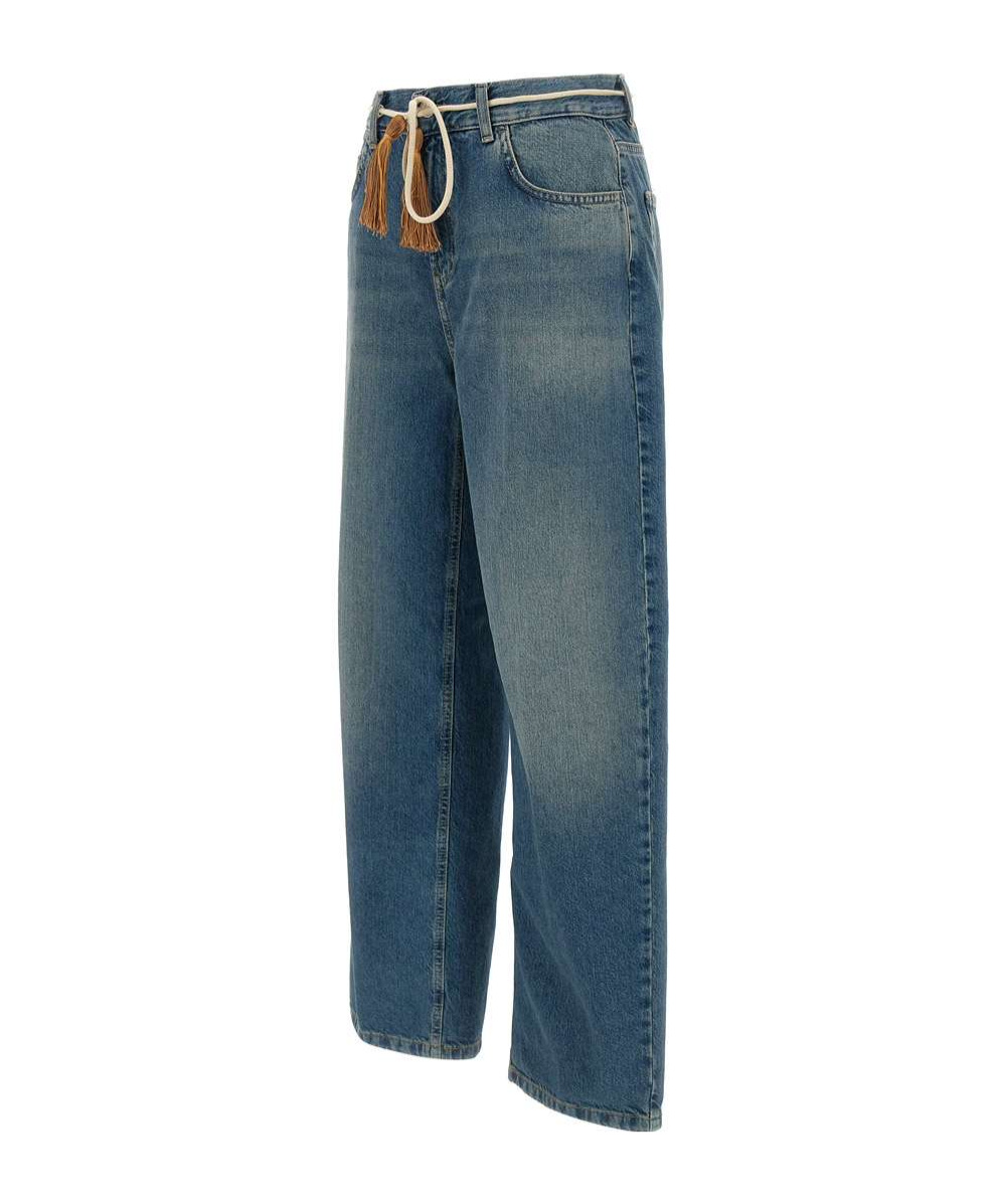 Liu •jo Liu Jo Straight Cintin Medium Wash Jeans