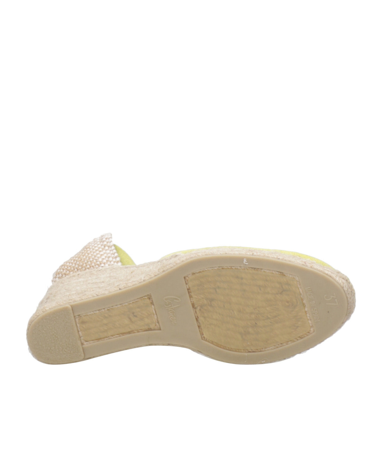 Shop Castaã±er Carina 90mm Wedge Espadrilles In Nude