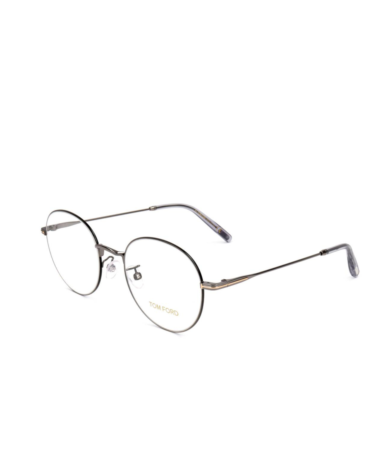 Tom Ford Full-rimmed Plain Glasses In Gray