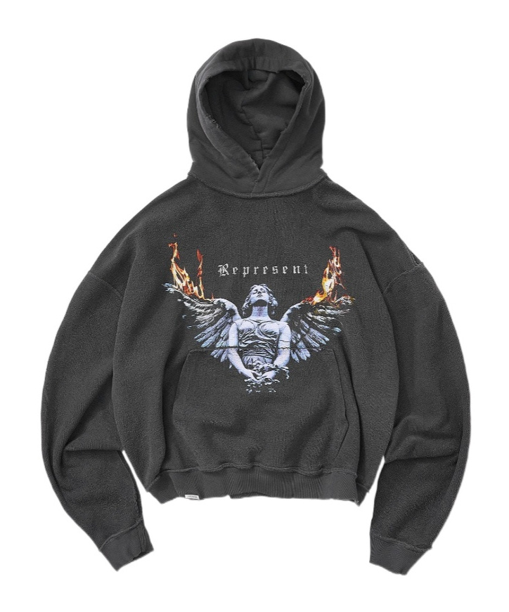 Represent Reversible Living Legacy Tour Hoodie In Black
